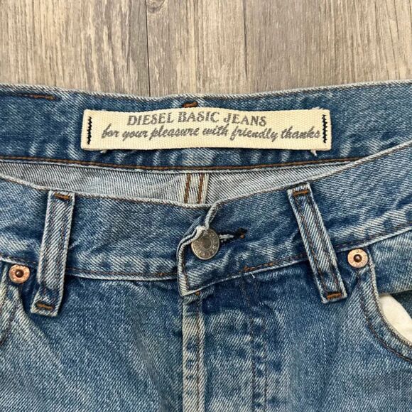 Vintage Diesel Cochise Western Wear Denim Jeans Size 34X34 - Picture 6 of 7